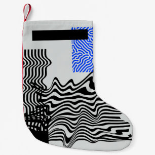 Universelles Set für moderne geometrische Formen.  Kleiner Weihnachtsstrumpf