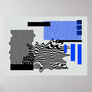 Universelles Set für moderne geometrische Formen.  Poster