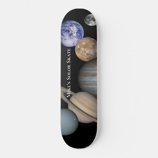 Universelles Sonnensystem für Skateboards (Vorderseite)