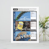 Universelles Ticket für Reisen und Veranstaltungen (Stehend Vorderseite)