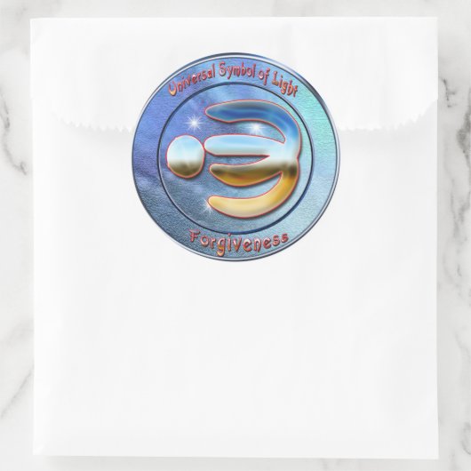 Universelles Verfallssymbol Runder Aufkleber (Tasche)