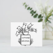 Universelles Wahlrecht von Felix Vallotton Postkarte (Stehend Vorderseite)