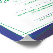 Universelles Zertifikat für die Anerkennung von Mi Poster (Ecke)