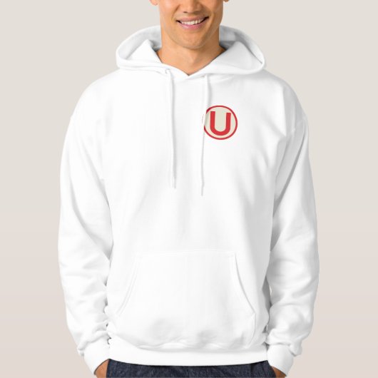 universitario, u - besonders angefertigt hoodie (Vorderseite)