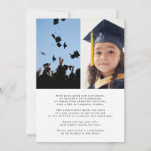 Universität 3 Foto Typografie Uni Graduate Ankündigung (Rückseite)