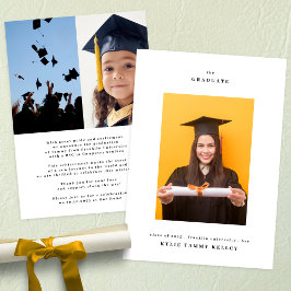 Universität 3 Foto Typografie Uni Graduate Ankündigung