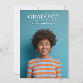 Universität 3 Foto Typografie Uni Graduate Ankündigung