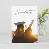 Universität 3 Foto Uni Graduate ABSCHLUSS Ankündigung (Stehend Vorderseite)