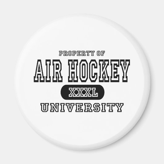 Universität Air Hockey Magnet (Vorne)
