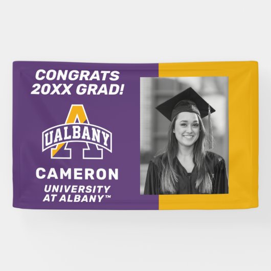 Universität Albany | Glückwunsch Grad Banner (Horizontal)