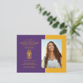 Universität Albany Great Dane Mascot Head Ankündigungspostkarte (Stehend Vorderseite)