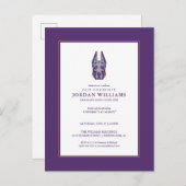 Universität Albany Great Dane Mascot Head Ankündigungspostkarte (Vorne/Hinten)