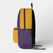 Universität Albany Great Dane Mascot Head Bedruckter Rucksack (Rechts)