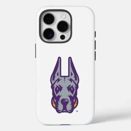 Universität Albany Great Dane Mascot Head Case-Mate iPhone Hülle (Rückseite)