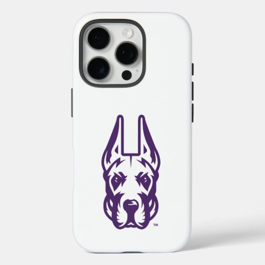 Universität Albany Great Dane Mascot Head Case-Mate iPhone Hülle (Rückseite)