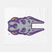 Universität Albany Great Dane Mascot Head Fleecedecke (Vorderseite (Horizontal))
