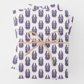 Universität Albany Great Dane Mascot Head Geschenkpapier Set (Beispiel)