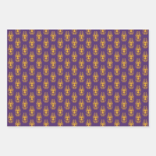 Universität Albany Great Dane Mascot Head Geschenkpapier Set (Vorderseite 2)