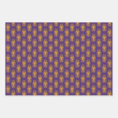 Universität Albany Great Dane Mascot Head Geschenkpapier Set (Vorderseite)