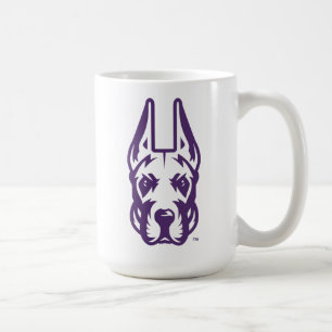 Universität Albany Great Dane Mascot Head Kaffeetasse