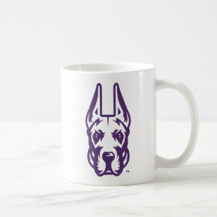 Universität Albany Great Dane Mascot Head Kaffeetasse