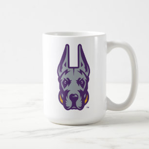 Universität Albany Great Dane Mascot Head Kaffeetasse