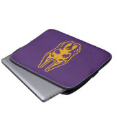 Universität Albany Great Dane Mascot Head Laptopschutzhülle (Vorne Knopf)