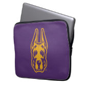 Universität Albany Great Dane Mascot Head Laptopschutzhülle (Vorderseite Links)
