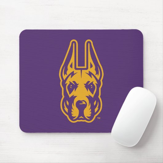 Universität Albany Great Dane Mascot Head Mousepad (Mit Mouse)