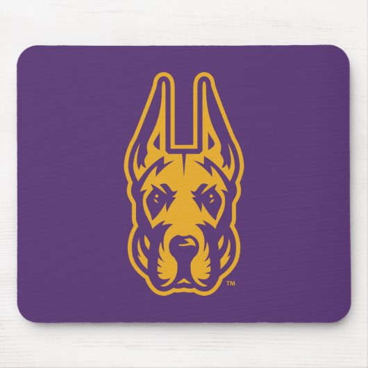 Universität Albany Great Dane Mascot Head Mousepad (Vorne)