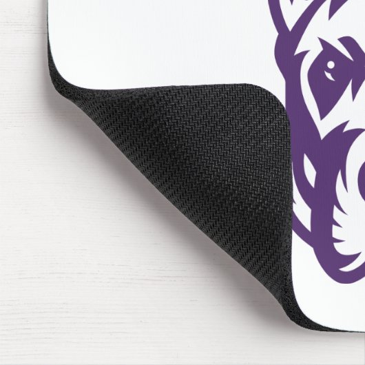 Universität Albany Great Dane Mascot Head Mousepad (Ecke)