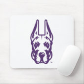 Universität Albany Great Dane Mascot Head Mousepad (Mit Mouse)