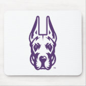 Universität Albany Great Dane Mascot Head Mousepad (Vorne)