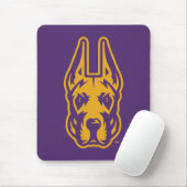 Universität Albany Great Dane Mascot Head Mousepad (Mit Mouse)
