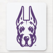 Universität Albany Great Dane Mascot Head Mousepad (Vorne)