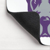 Universität Albany Great Dane Mascot Head Mousepad (Ecke)