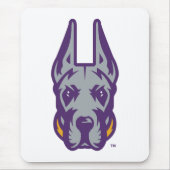 Universität Albany Great Dane Mascot Head Mousepad (Vorne)
