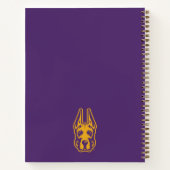 Universität Albany Great Dane Mascot Head Notizblock (Rückseite)
