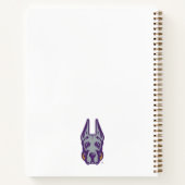Universität Albany Great Dane Mascot Head Notizblock (Rückseite)