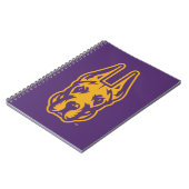 Universität Albany Great Dane Mascot Head Notizblock (Linke Seite)