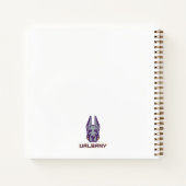 Universität Albany Great Dane Mascot Head Notizblock (Rückseite)