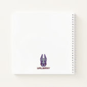 Universität Albany Great Dane Mascot Head Notizblock (Rückseite)