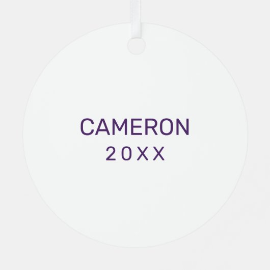 Universität Albany Great Dane Mascot Head Ornament Aus Metall (Rückseite)