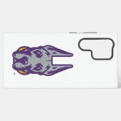 Universität Albany Great Dane Mascot Head Samsung Galaxy Hülle (Rückseite (Horizontal))