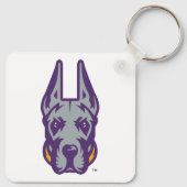 Universität Albany Great Dane Mascot Head Schlüsselanhänger (Rückseite)
