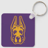 Universität Albany Great Dane Mascot Head Schlüsselanhänger (Rückseite)