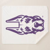 Universität Albany Great Dane Mascot Head Sherpadecke (Vorderseite (Horizontal))