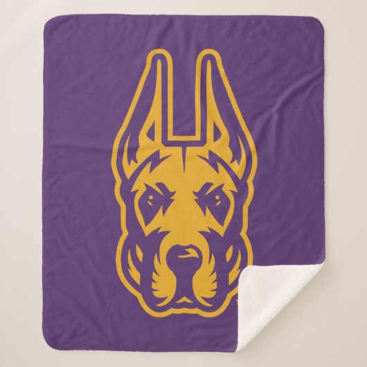 Universität Albany Great Dane Mascot Head Sherpadecke (Vorderseite)
