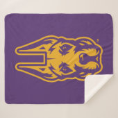 Universität Albany Great Dane Mascot Head Sherpadecke (Vorderseite (Horizontal))