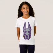 Universität Albany Great Dane Mascot Head T-Shirt (Vorne ganz)